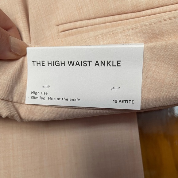 Ann Taylor Factory light pink trousers petite - Picture 3 of 3